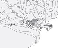 GIVI Bevestigingskit PL_ / PL_CAM, Motorspecifieke bagage, PL1121KIT