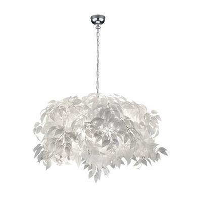 Trio Hanglamp met blaadjesLeavy 70cm grijstint - R10464001