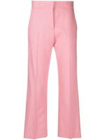 MSGM pantalon de tailleur à coupe courte - Rose