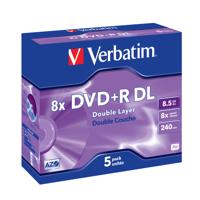 Verbatim DVD+R Double Layer 5 stuks