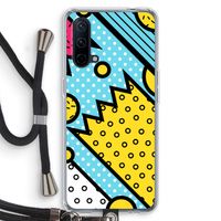 Pop Art #1: OnePlus Nord CE 5G Transparant Hoesje met koord