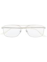 Gucci Eyewear lunettes de vue à monture pilote - Argent