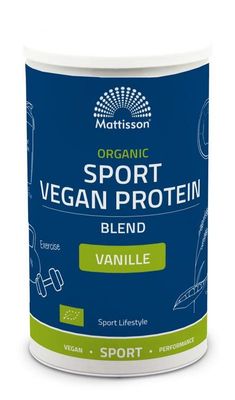 Organic sport vegan protein blend vanille