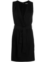 DSQUARED2 robe courte à taille ceinturée - Noir