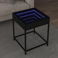 Salontafel met Infinity LED 40x40x51 cm zwart Salontafel met Infinity LED 40x40x51 cm zwart