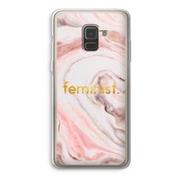 Feminist: Samsung Galaxy A8 (2018) Transparant Hoesje Feminist: Samsung Galaxy A8 (2018) Transparant Hoesje