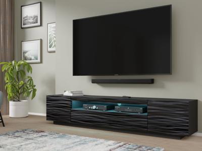 Tv-meubel AUREO 3 deuren 200 cm sahara met led