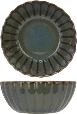 Cosy & Trendy Kommen Astera Ocean Grijs - ø 17 cm / 800 ml - 4 Stuks