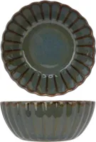 Cosy & Trendy Kommen Astera Ocean Grijs - ø 17 cm / 800 ml - 4 Stuks
