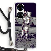 Spaceman: Huawei P50 Transparant Hoesje met koord