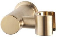 Saqu Universal Side handdouchehouder 8.8,2.4cm geborsteld messing