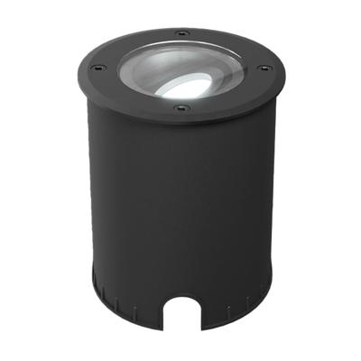 Lilly dimbare LED Grondspot - Kantelbaar - Overrijdbaar - Rond - 6500K daglicht wit - IP67 waterdicht - 3 jaar garantie - Zwart