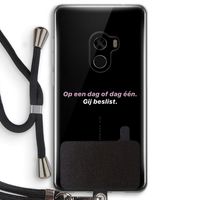 gij beslist: Xiaomi Mi Mix 2 Transparant Hoesje met koord