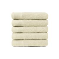 The One Handdoek 450 gram 50x100 cm Ivory (5 stuks)