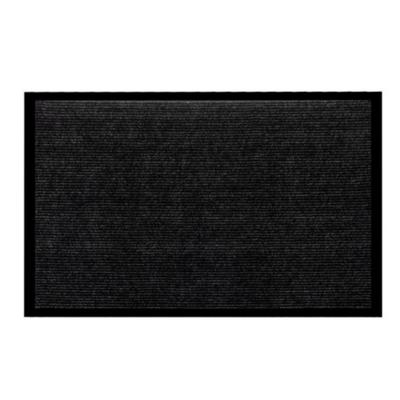Ruhhy deurmat - 60 x 90 cm - zwart/grijs - antislip - woonaccessoires