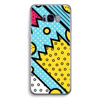 Pop Art #1: Samsung Galaxy S8 Plus Transparant Hoesje