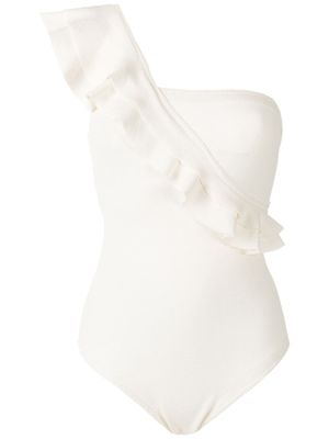 Clube Bossa maillot de bain Siola volanté - Blanc