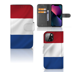 iPhone 13 Mini Bookstyle Case Nederlandse Vlag