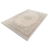 Exclusief Viscose Vloerkleed - Vintage - Grijs/Crème-200 x 290 cm