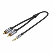 Kabel Audio Jack (3,5 mm) naar 2 RCA Vention BCNBJ