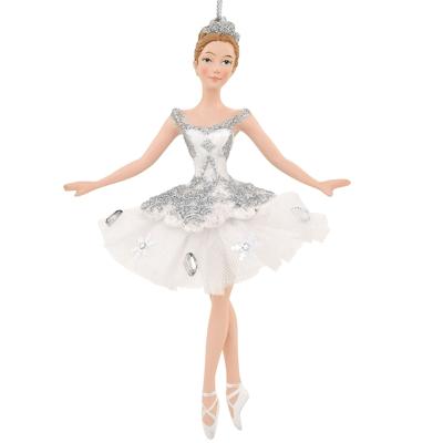 Resin Snow Queen Ballerina Ornament 5,75 inch - Kurt s adler