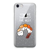 You're Shrimply The Best: iPhone 8 Transparant Hoesje