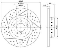 Remschijf 8DD355120841