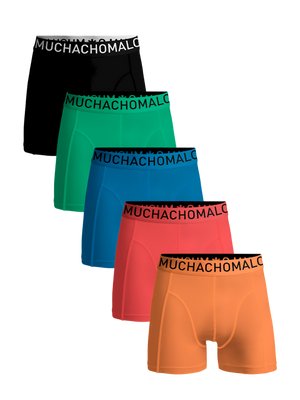 Muchachomalo boxershorts Solid 5-pack Sunshine-XL