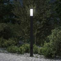 Bolderarmatuur met stopcontact 110 cm Zwart IP44