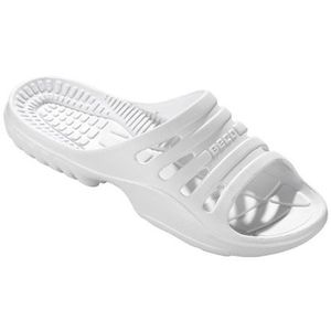 Sauna/zwembad slippers wit voor dames 41  -