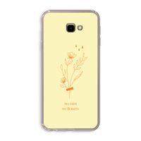 No rain no flowers: Samsung Galaxy J4 Plus Transparant Hoesje