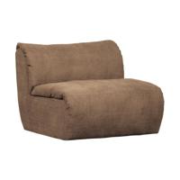 Woood Baggy 1-zitsbank chenille Bruin