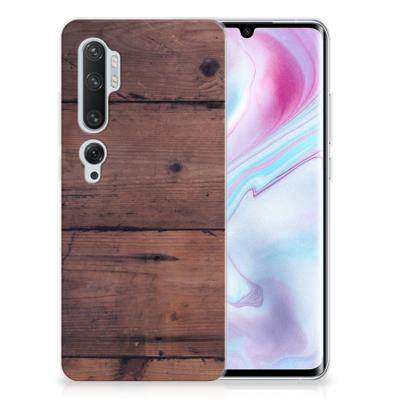 Xiaomi Mi Note 10 Pro | Bumper Hoesje | Old Wood