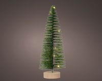 MicroLED boom d11h30 cm groen/wwt kerst - Lumineo MicroLED boom d11h30 cm groen/wwt kerst - Lumineo