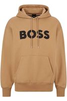 BOSS Regular Fit Hooded Sweatshirt zwart, Effen - thumbnail