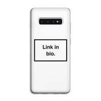 Link in bio: Samsung Galaxy S10 4G Transparant Hoesje