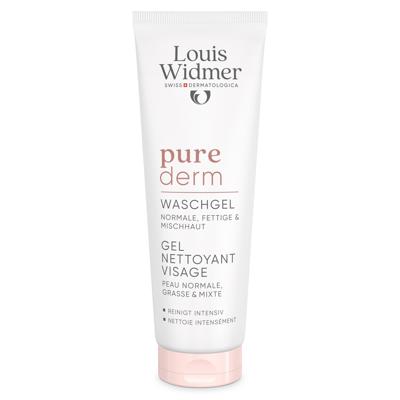 Louis Widmer Purederm Wash Gel Gezicht Licht Geparfumeerd 125ml