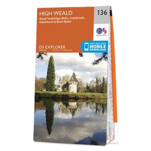 Wandelkaart - Topografische kaart 136 OS Explorer Map High Weald | Ord