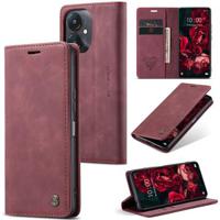 Xiaomi Redmi 13C 5G/Poco C65 Caseme 013 Series Portemonnee Hoesje - Rood - thumbnail