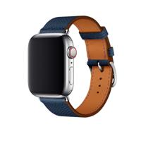 Voor Apple Watch 3/2/1 generatie 38mm universele lederen cross band (donkerblauw) Voor Apple Watch 3/2/1 generatie 38mm universele lederen cross band (donkerblauw)