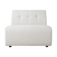 HKliving Vint bank middle Boucle Cream