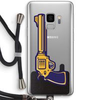 Pew Pew Pew: Samsung Galaxy S9 Transparant Hoesje met koord