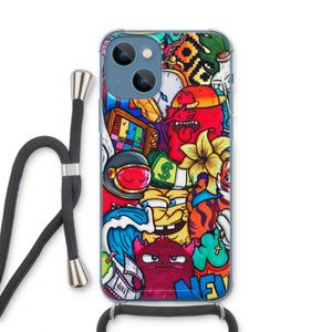No Rules: iPhone 13 Transparant Hoesje met koord