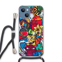 No Rules: iPhone 13 Transparant Hoesje met koord