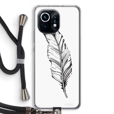 Pluim: Xiaomi Mi 11 Transparant Hoesje met koord