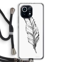 Pluim: Xiaomi Mi 11 Transparant Hoesje met koord