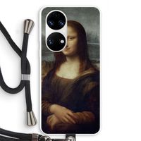 Mona Lisa: Huawei P50 Transparant Hoesje met koord
