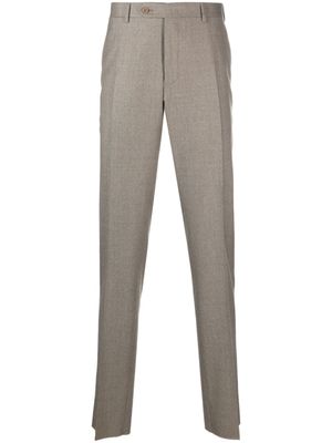 Canali pantalon chino à coupe slim - Tons neutres