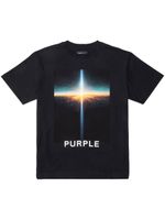 Purple Brand t-shirt en coton à imprimé graphique - Noir