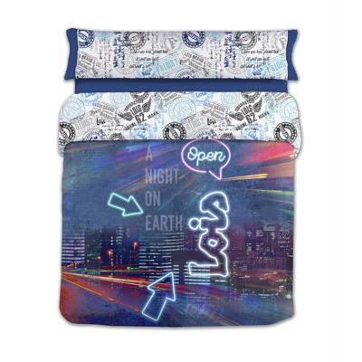 Dekbedovertrek Lois NIGHT P. Blauw 144 Draden 240 x 230 cm